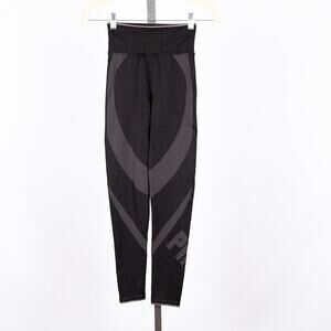 Victoria's Secret PINK Active Seamless Workout Leggings Women's XS Black & Gray